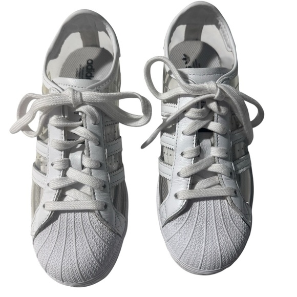 Adidas Superstar Sneakers white and clear Size 5 (230 mm) - Picture 1 of 10